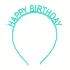 Birthday Tiara Crown Sweet Headband For Girls Women