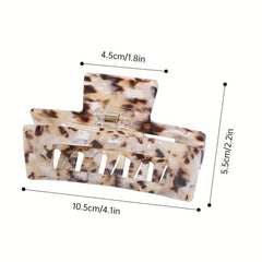 Acetic Acid Square Claw Hair Clip 4 1in - Hair Accessories For Women
