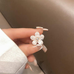 10pcs Small Crystal Flower Hair Claw Metal Hair Claw Sweet Hair Clip
