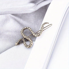 Snake Decor Hair Clip Bohemia Style Headwear Non Slip Hair Accessory