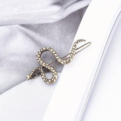 Snake Decor Hair Clip Bohemia Style Headwear Non Slip Hair Accessory