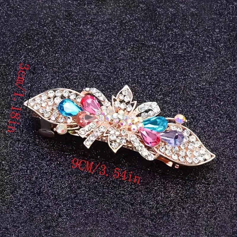 Women's Rhinestone Hair Clip Set Updo Accessories