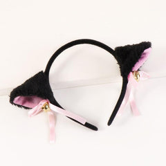 Cat Ears Bell Headband Girls Cosplay Lightweight Party Gift Hair Accessory