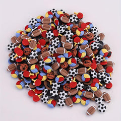 Football Shape Shoe Charm Clogs Shoe Buckle DIY Accessories Decoration
