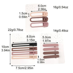 3pcs Duck Billed Hair Clip Hollow Hair Clip Hair Accessories For Women Girls