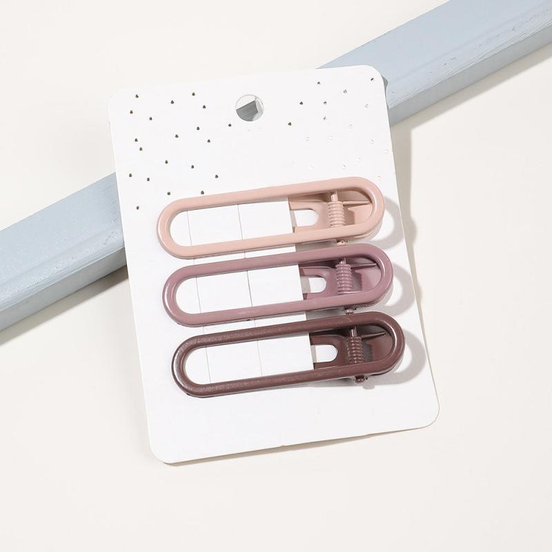 3pcs Duck Billed Hair Clip Hollow Hair Clip Hair Accessories For Women Girls