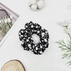 Colorful Floral Boho Large Scrunchies Hair Accessories