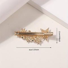 Rhinestone Hair Clip Shooting Star Duck Billed Clip Women Girls Hair Acces