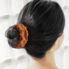 5pcs Thickened Pleated Hair Tie for Curly Hair Hairstyle