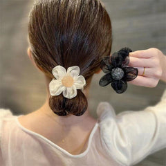 Crystal Hair Ties Scrunchies Ponytail Holder