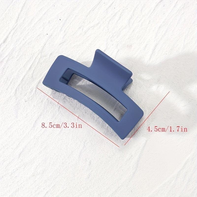 6pcs Frosted Hair Claw Nonslip Ponytail Holder Jaw Claw Women Girls Hair Accesso