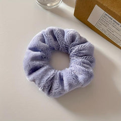 Elastic Head Tie Large Scrunchie Solid Headwear For Women Girls