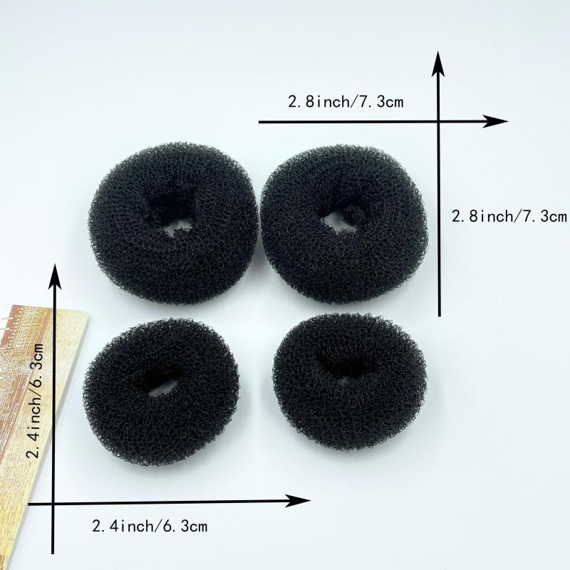 Donut Hair Tie Bun Hair Rope High Elasticity Headwear Hair Accessories