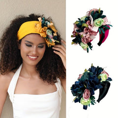 Boho Style Flower Headband Hawaiian Hair Accessories