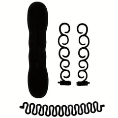 4pcs Hair Styling Accessory Bun Maker Braiding Tool Women