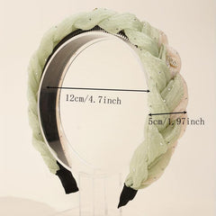 Braided Smooth Texture Headband Vintage Hair Accessories