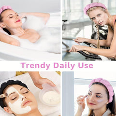 2pcs Sponge Head Hoop For Wash Face or Facial Style Headband