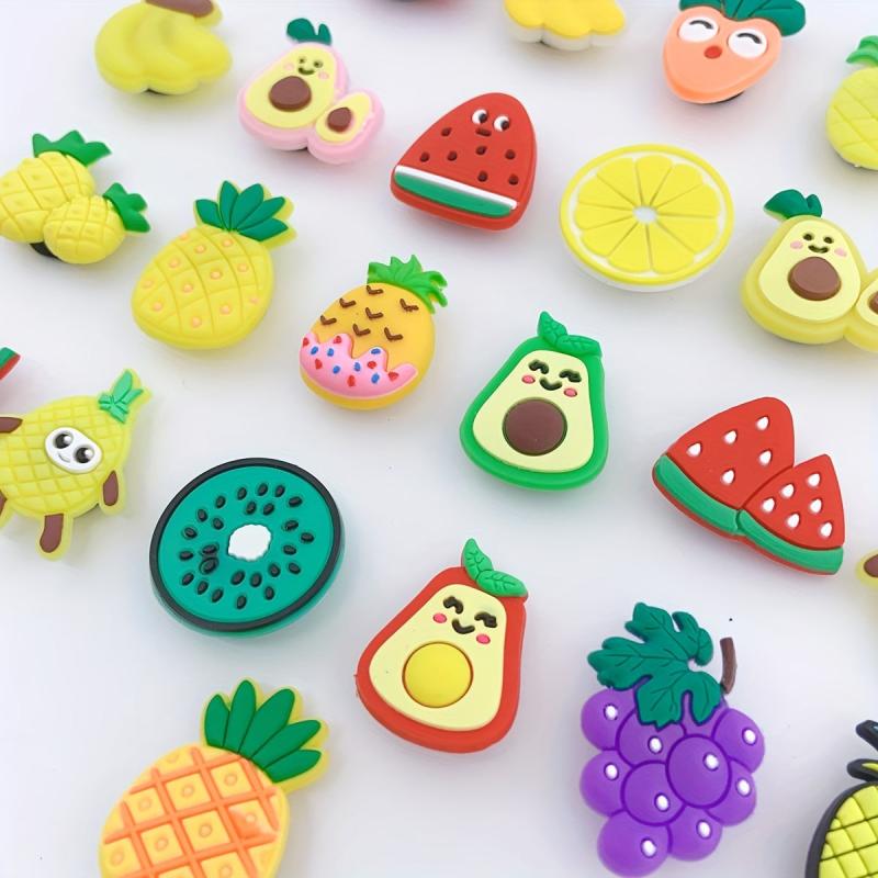 25pcs Cake Shoe Charms Cartoon Shoe Buckle DIY Accessories Decoration