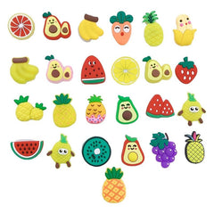 25pcs Cake Shoe Charms Cartoon Shoe Buckle DIY Accessories Decoration