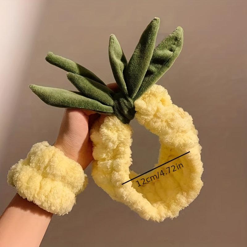 Pineapple Hair Band Stretchy Headband for Women Girls