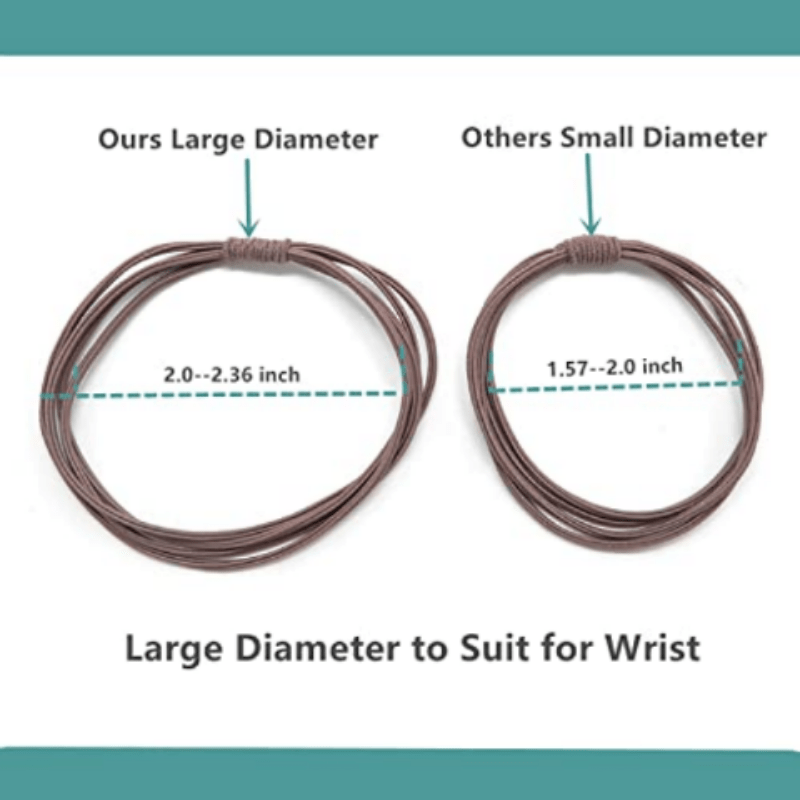 20pcs Hair Tie Bracelets for Women Seamless Ponytail Holders No Damage