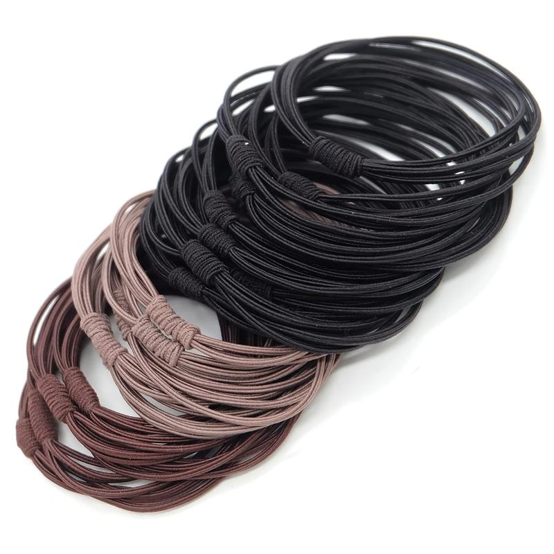 20pcs Hair Tie Bracelets for Women Seamless Ponytail Holders No Damage