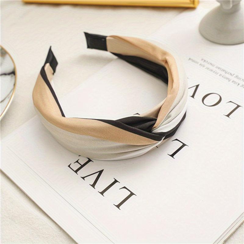 Colorful Cross Knotted Headband Hair Hoop for Women Girls