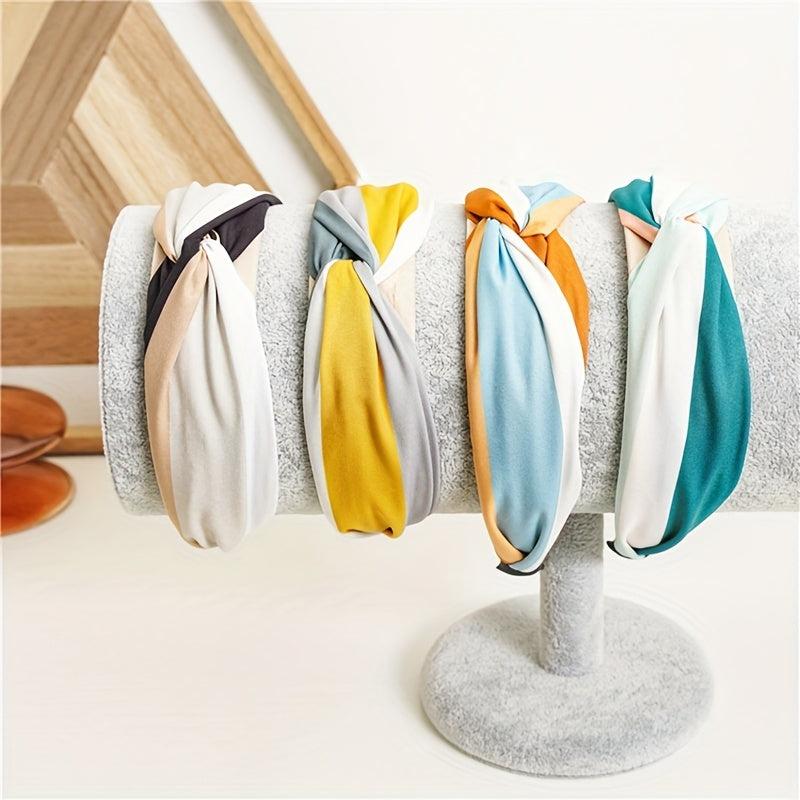 Colorful Cross Knotted Headband Hair Hoop for Women Girls