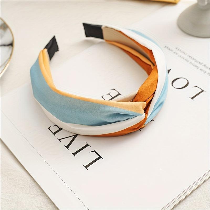 Colorful Cross Knotted Headband Hair Hoop for Women Girls