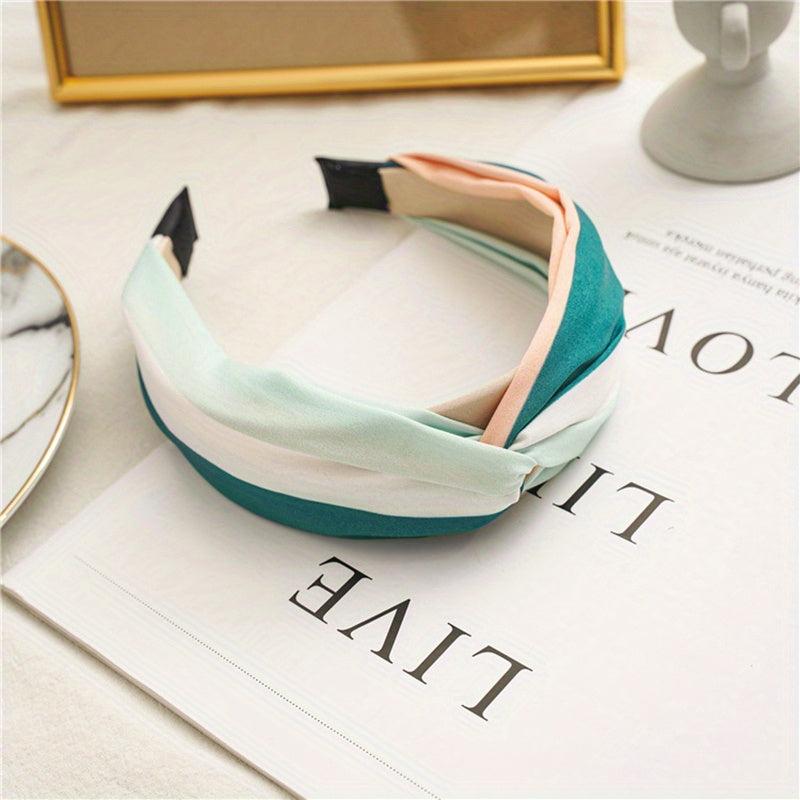 Colorful Cross Knotted Headband Hair Hoop for Women Girls