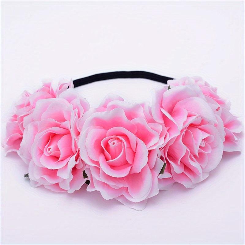 Flower Headband Bridal Headgear Vacation Seaside Hawaii Style Summer Accessories