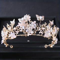 Glitter Rhinestone Crown Bridal Tiara Hair Accessories
