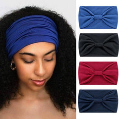 Elastic Sports Hair Band Wide Edge Yoga Headband