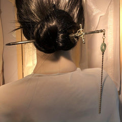 Ancient Style Sword Hairpin Bun Hairpin With Tassels Head Ornament