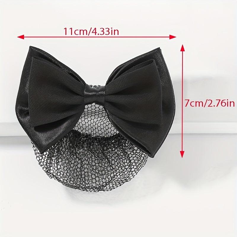 10pcs Bow Hair Satin Ribbon Hair Clips for Girls