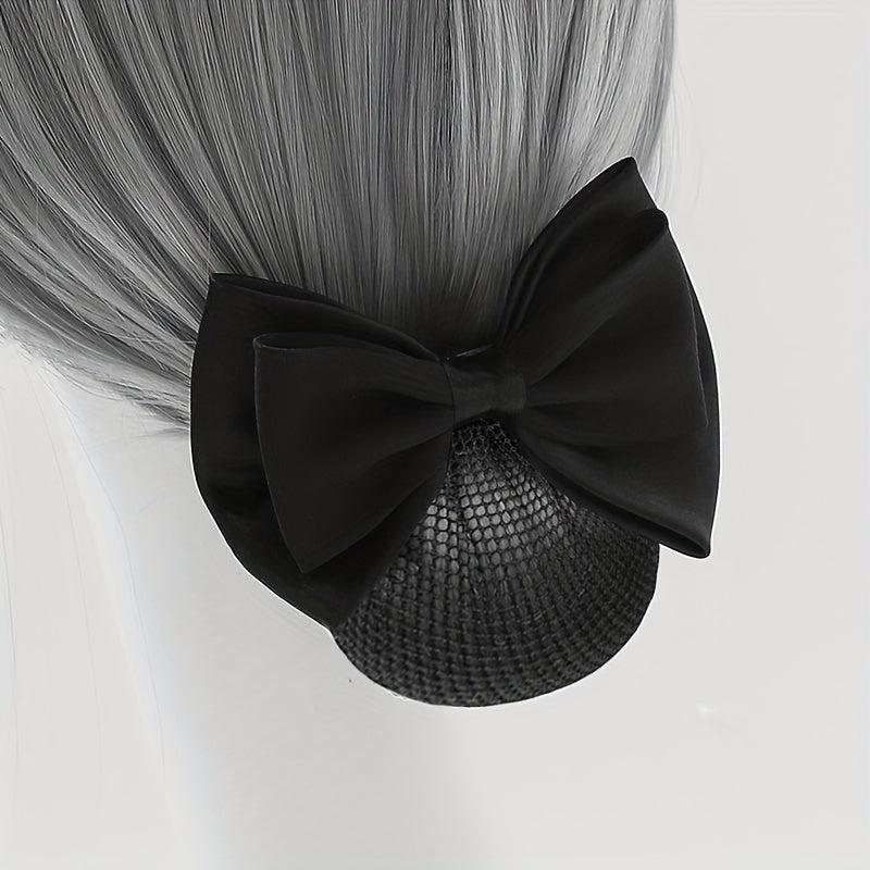 10pcs Bow Hair Satin Ribbon Hair Clips for Girls