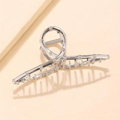 Metal Bamboo Shaped Hair Claw Ponytail Holder Hair Clip