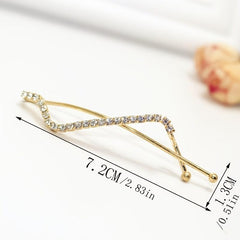 Dainty Rhinestone Hair Clips for Women