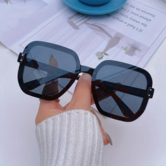 Large Square Sunglasses Rivet Summer UV400 Sun Shades Glasses