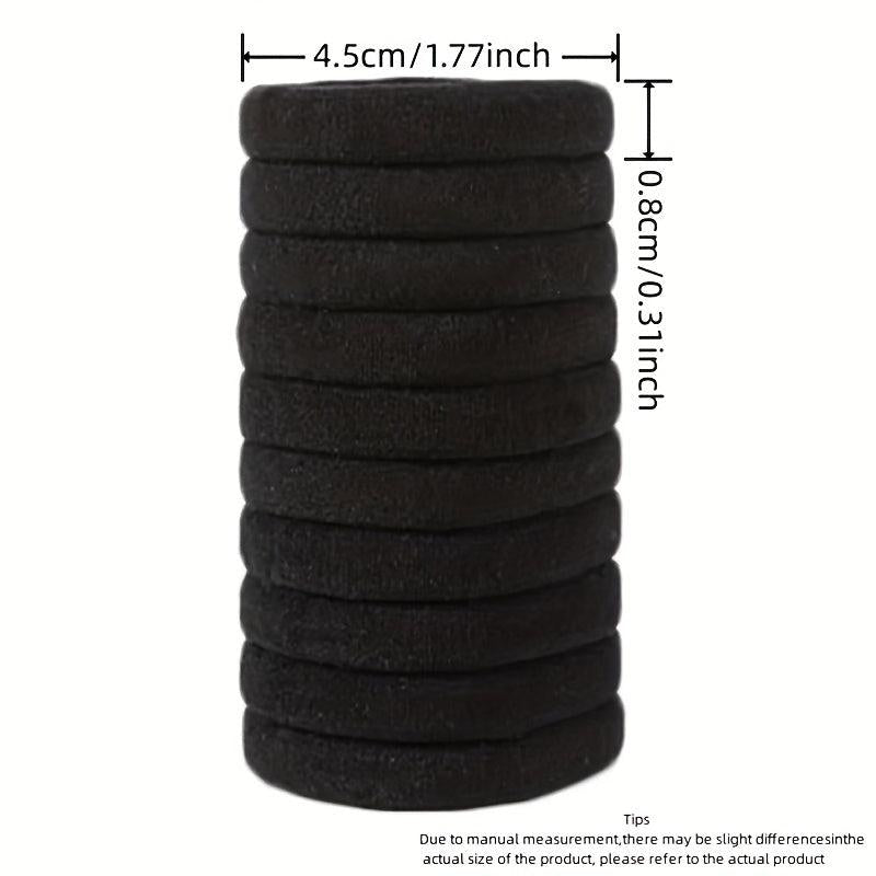 30 Seamless Thick Hair Band Elastic Hair Ties No Damage Ponytail Holder