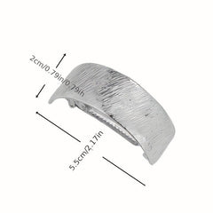 Metallic Hair Cuff Barrette Hair Clip for Ponytail Braids