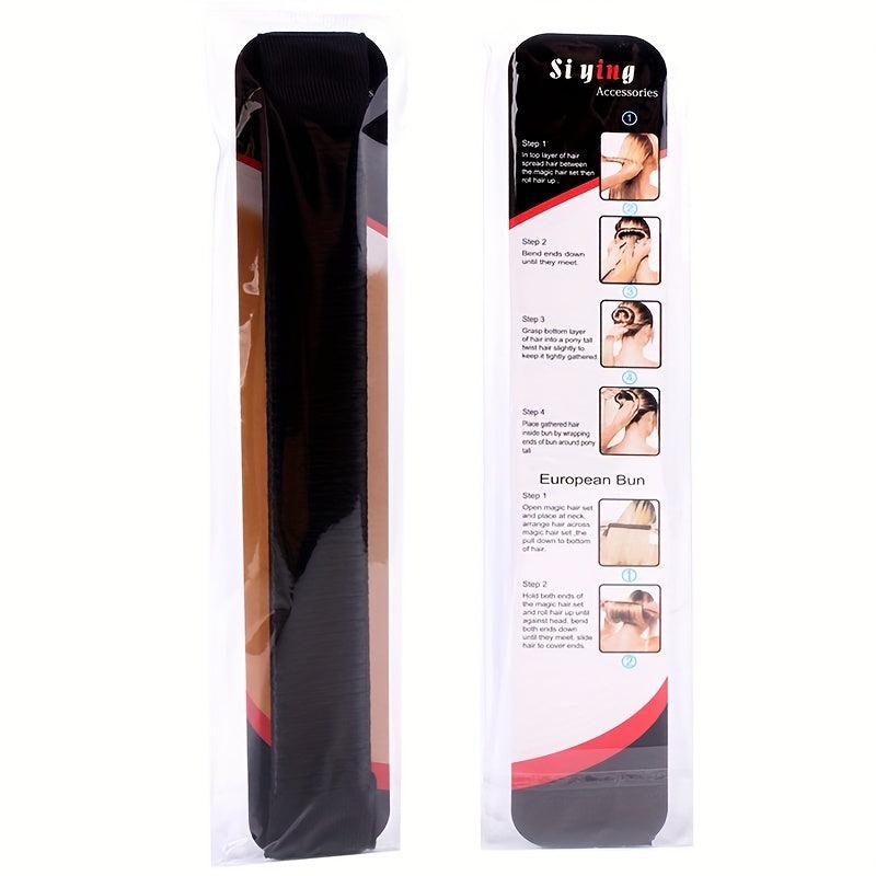 Invisible Snap French Bun Maker Hair Tool for Updo Styling