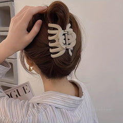 2pcs Matte Shark Claw Octopus Hair Claw Female