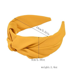 Ruched Knot Hairband Retro Headband Hair Accessories For Daily
