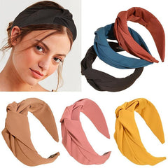 Ruched Knot Hairband Retro Headband Hair Accessories For Daily
