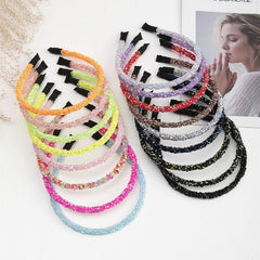 Bohemian Rhinestone Head Hoop Hair Accessories for Women and Girls
