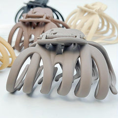 2pcs Large Frosted Hair Claw Non-slip Hair Accessories
