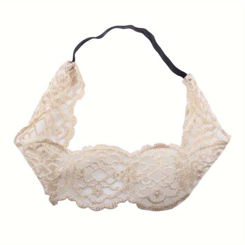 Vintage Lace Headband Embroidered Hairband Women's Accessories