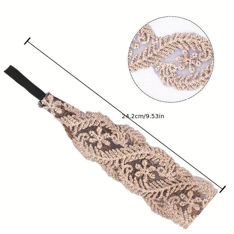Vintage Lace Headband Embroidered Hairband Women's Accessories