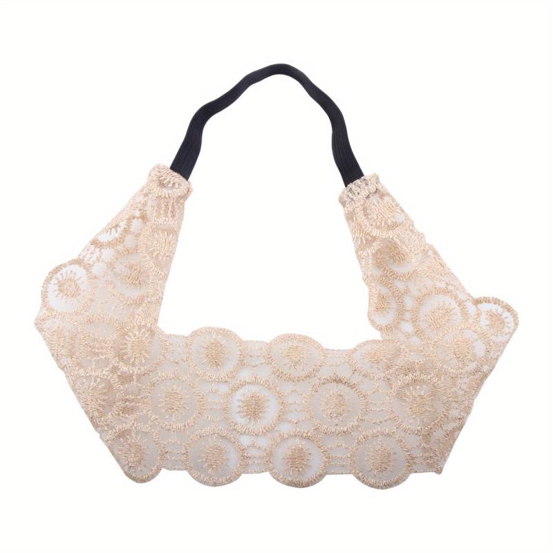 Vintage Lace Headband Embroidered Hairband Women's Accessories